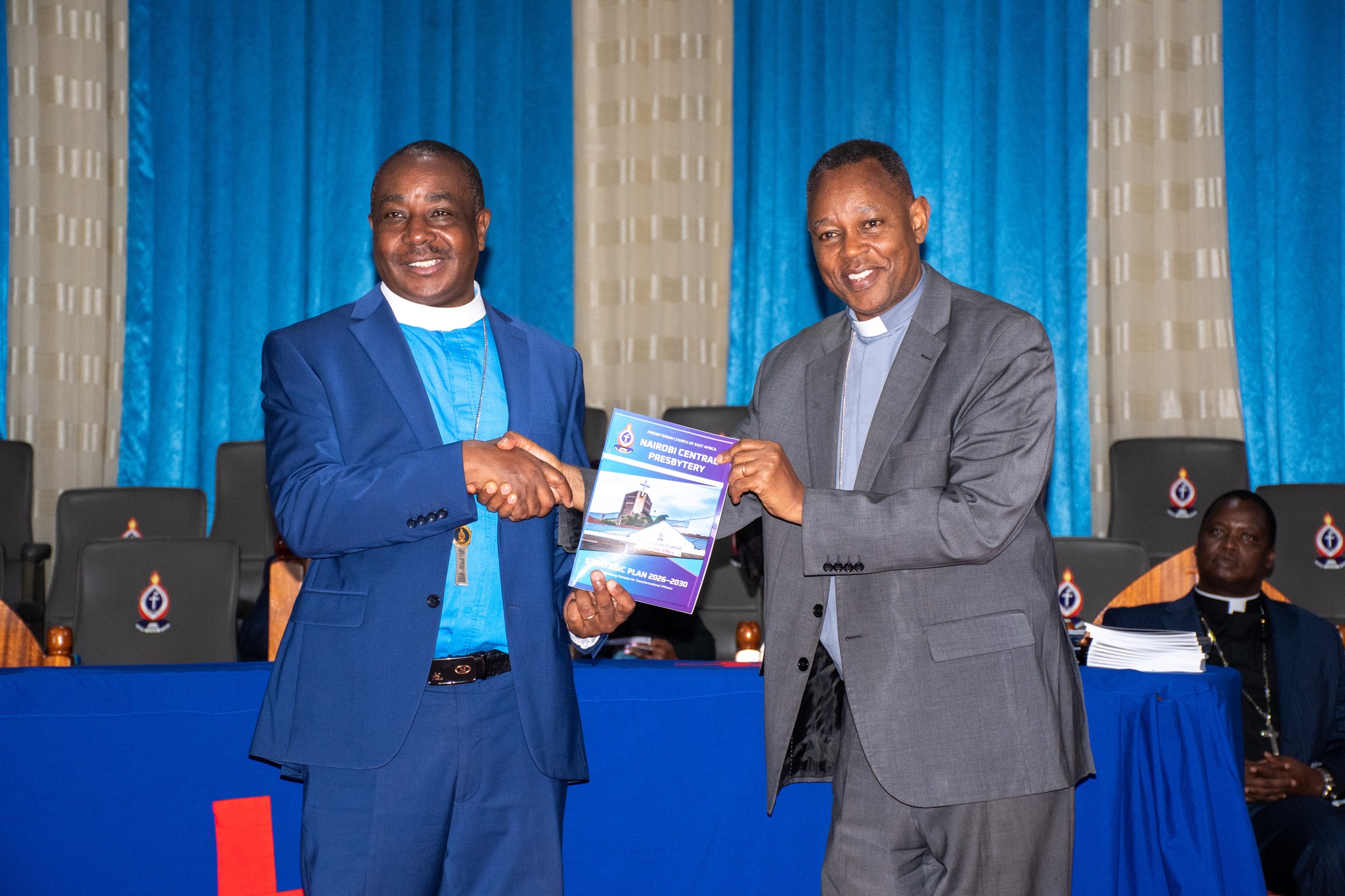 The Moderator Officiates the Launch of PCEA Nairobi Central Presbytery Strategic Plan 2026–2030