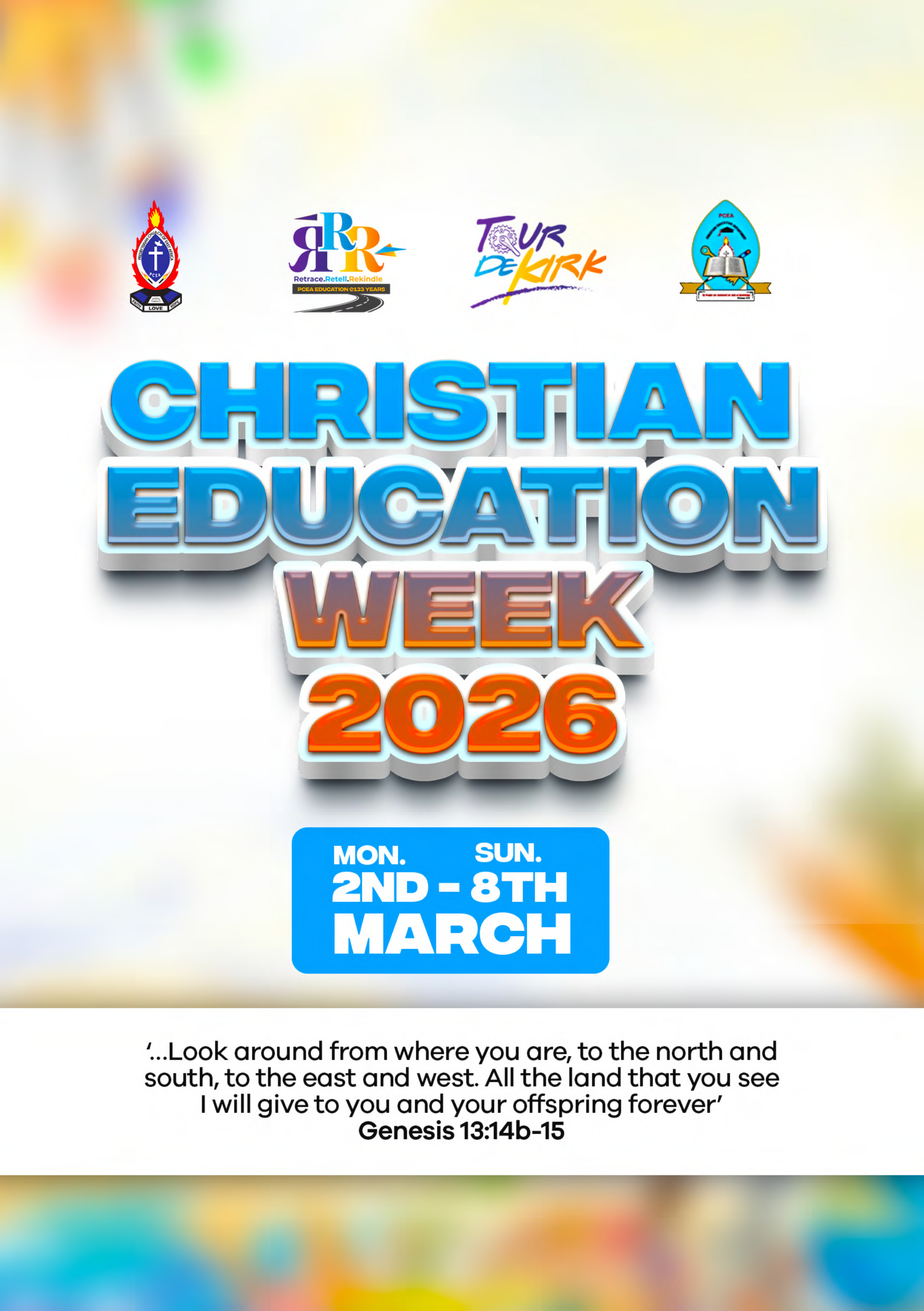 PCEA CHRISTIAN EDUCATION WEEK 2026-2-1